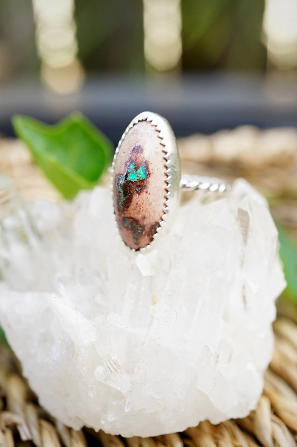 ~•Mexican Cäntera Opal Ring•~ Size 6