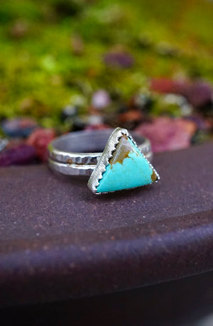 ~•Kings Manassa Turquoise Stacker Ring•~ {Size 8}