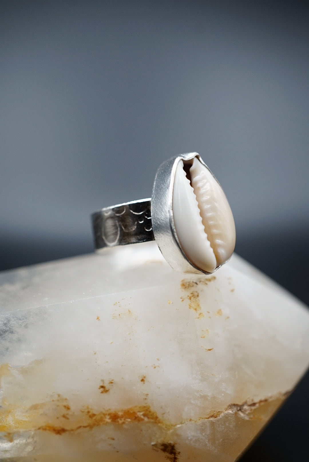 ~Cowrie Shell Ring~ Size 5.5
