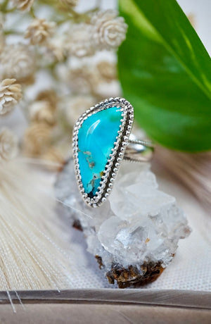 ~•Brilliant Blüe Kingman Turquoisë Ring•~ {Size 8}