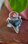 ~ Cåntëra Opal & Büll Shark Toøth Ring ~ {Size 9}