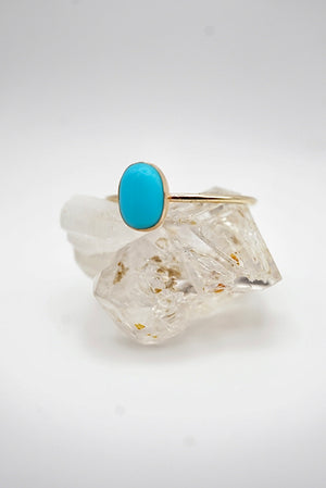 ~14k Gold Filled American Turquoise Ring~ Size 6