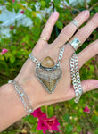 ~•Megalodon Toøth & Rutîle Quartz Statement Necklace•~
