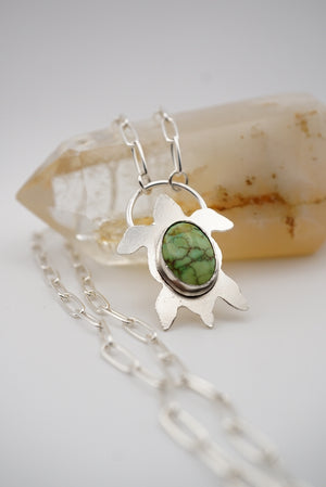 ~Verde Valley Turquoise Sea Turtle Necklace~ 18” Chain