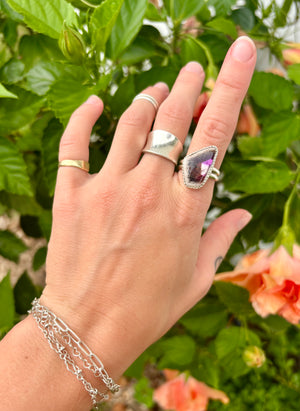 Dream Amethyst Sterling Silver Ring Size 7