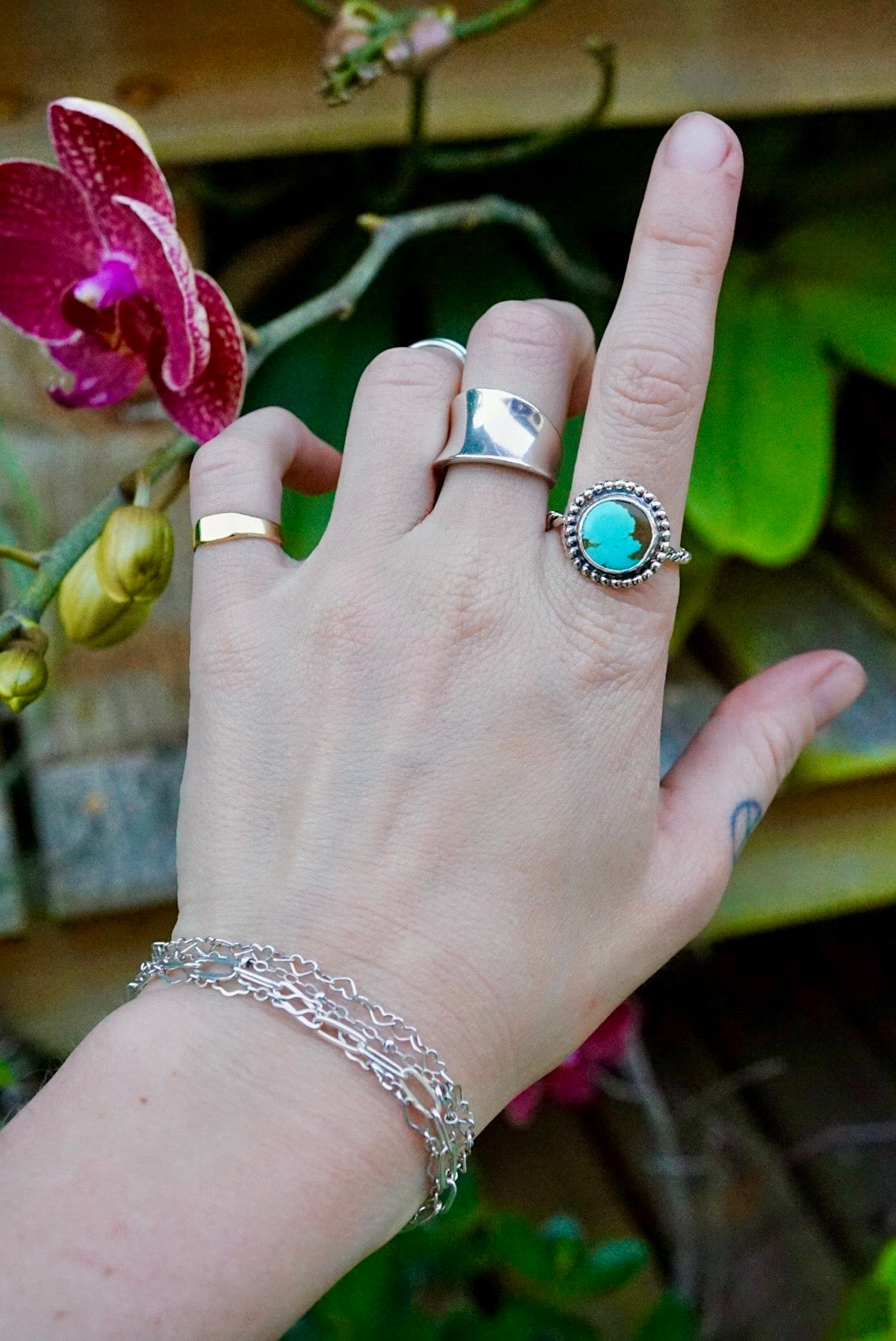 ~•Arizona Turquoise Ring•~ Size 8.5