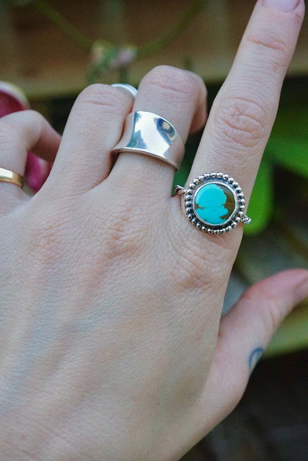 ~•Arizona Turquoise Ring•~ Size 8.5