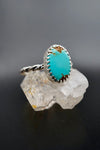 ~Number 8 Mine Turquoise Ring~ Size 5.5
