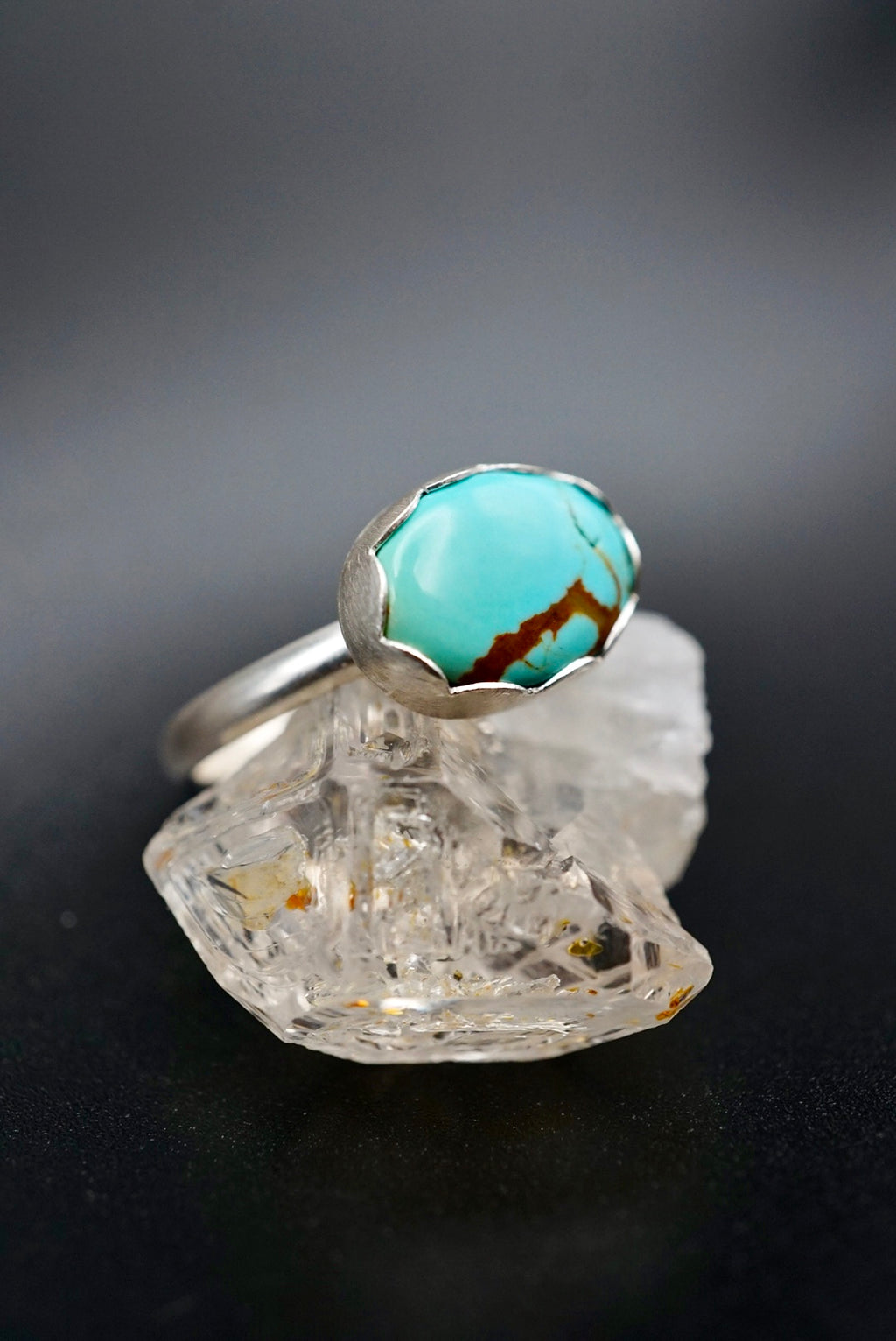 ~Number 8 Mine Turquoise Ring~ Size 9.5