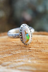 ~•Cordëlia•~ Mexican Fire Opal Ring {Size 7}