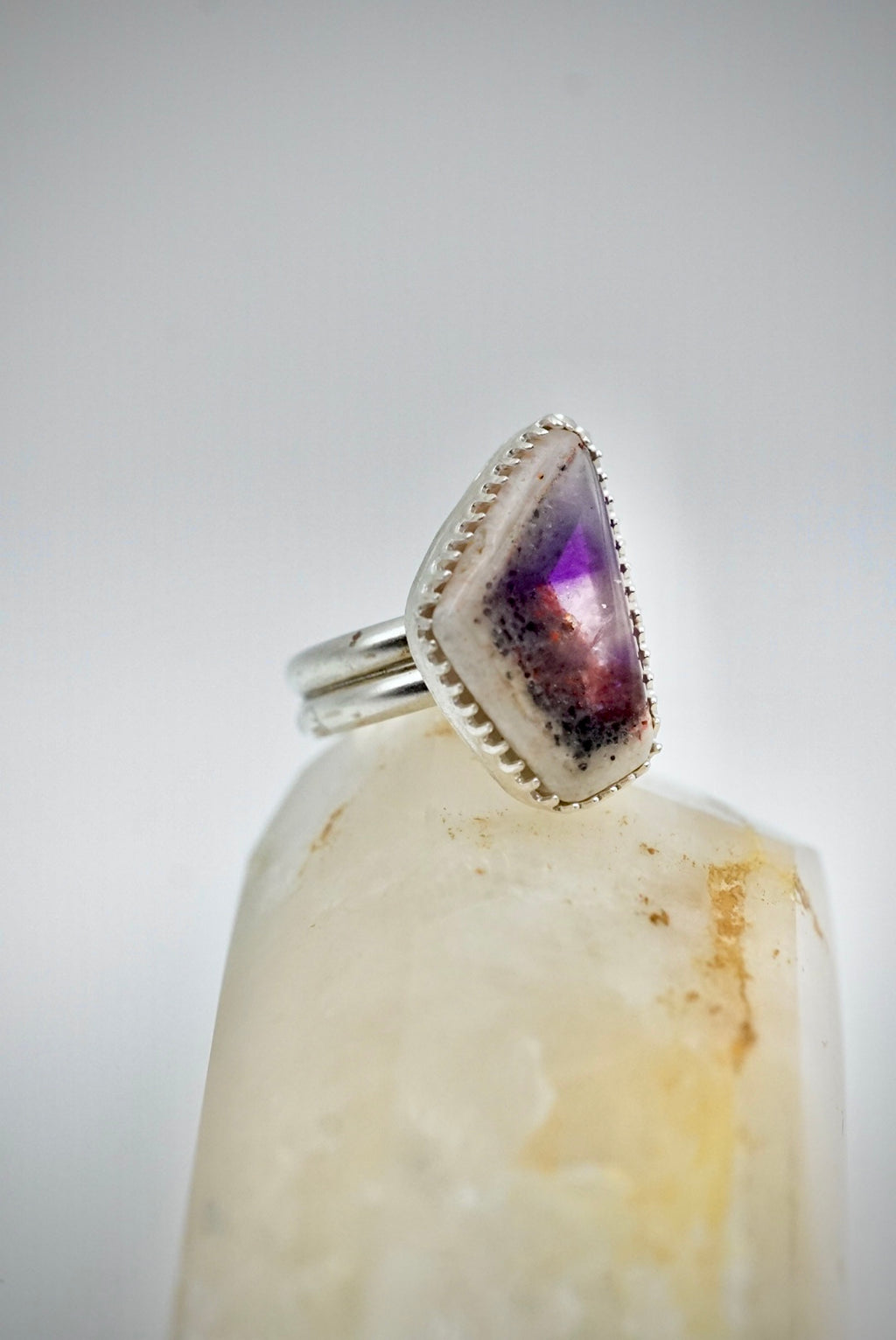 Dream Amethyst Sterling Silver Ring Size 7