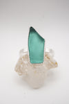 ~Vivid Blue SeäGlass Ring~ Size 9.5