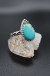 ~Number 8 Mine Turquoise Ring~ Size 9