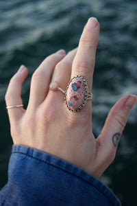 ~Raw Mexican Cantera Opal Ring~ {Size 7}