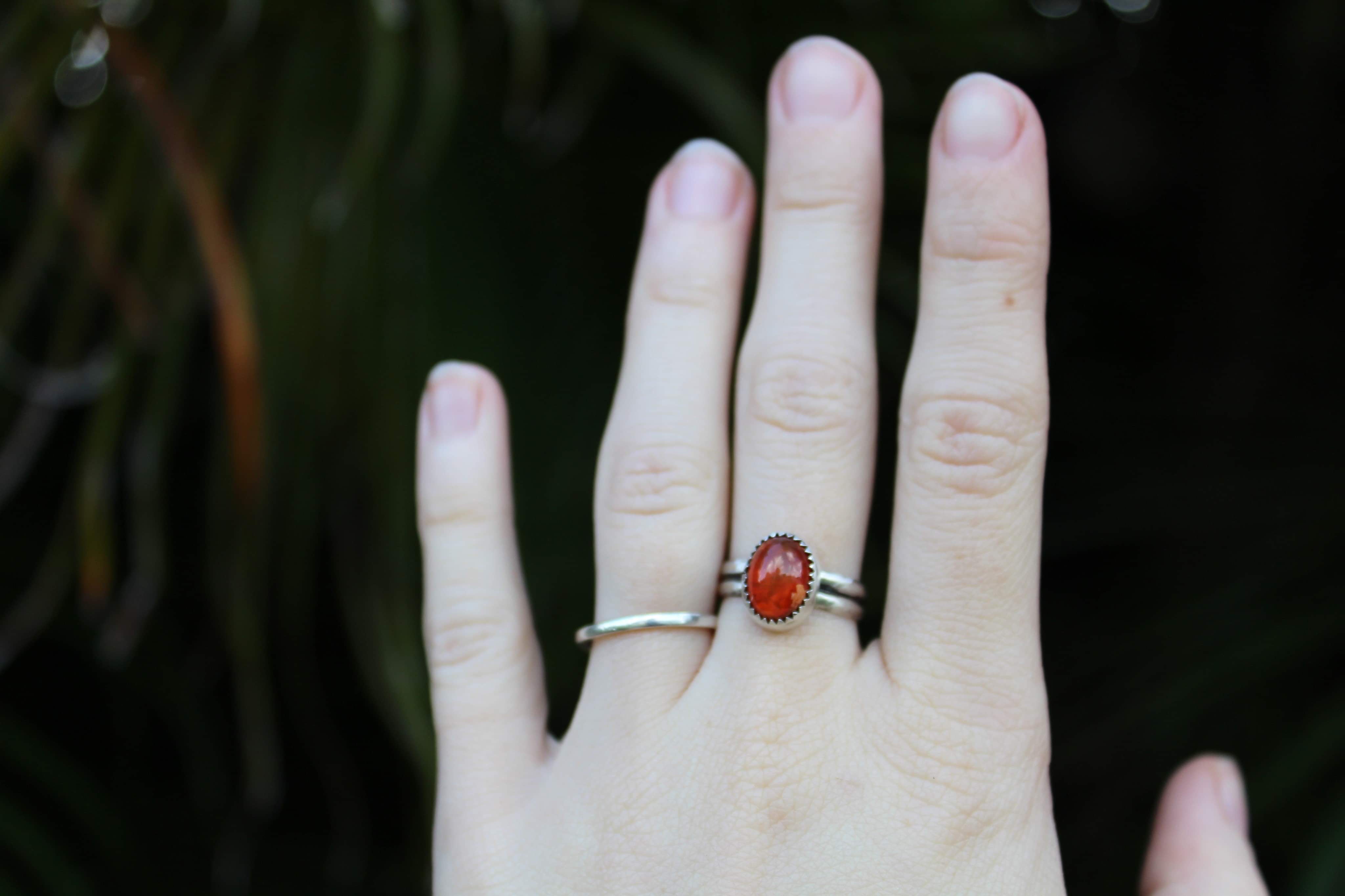 5 ~ •Lîly• Mexican Jelly Opal Ring