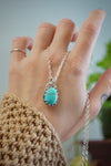 ~Number 8 Mine Turquoise Necklace~ 18” Chain