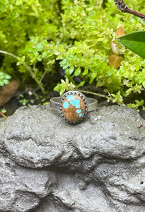 ~ Number 8 Mine Turquoise Ring ~ Size 7.5