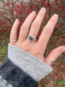 ~Fossilized Shark Tooth Ring~ {Size 8.5}