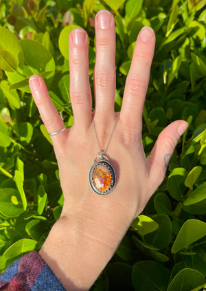 ~Rainbow Flash 🌈 Mexican Cantëra Opal~ Sterling Silver