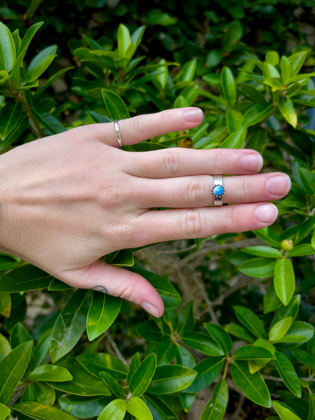 ~Golden Hills Turquoise~ Pinkie/Midi Ring {Size 3.25}