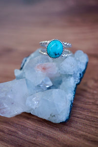 ~ Cumpas Turquoise Ring ~ {Size 5.5}