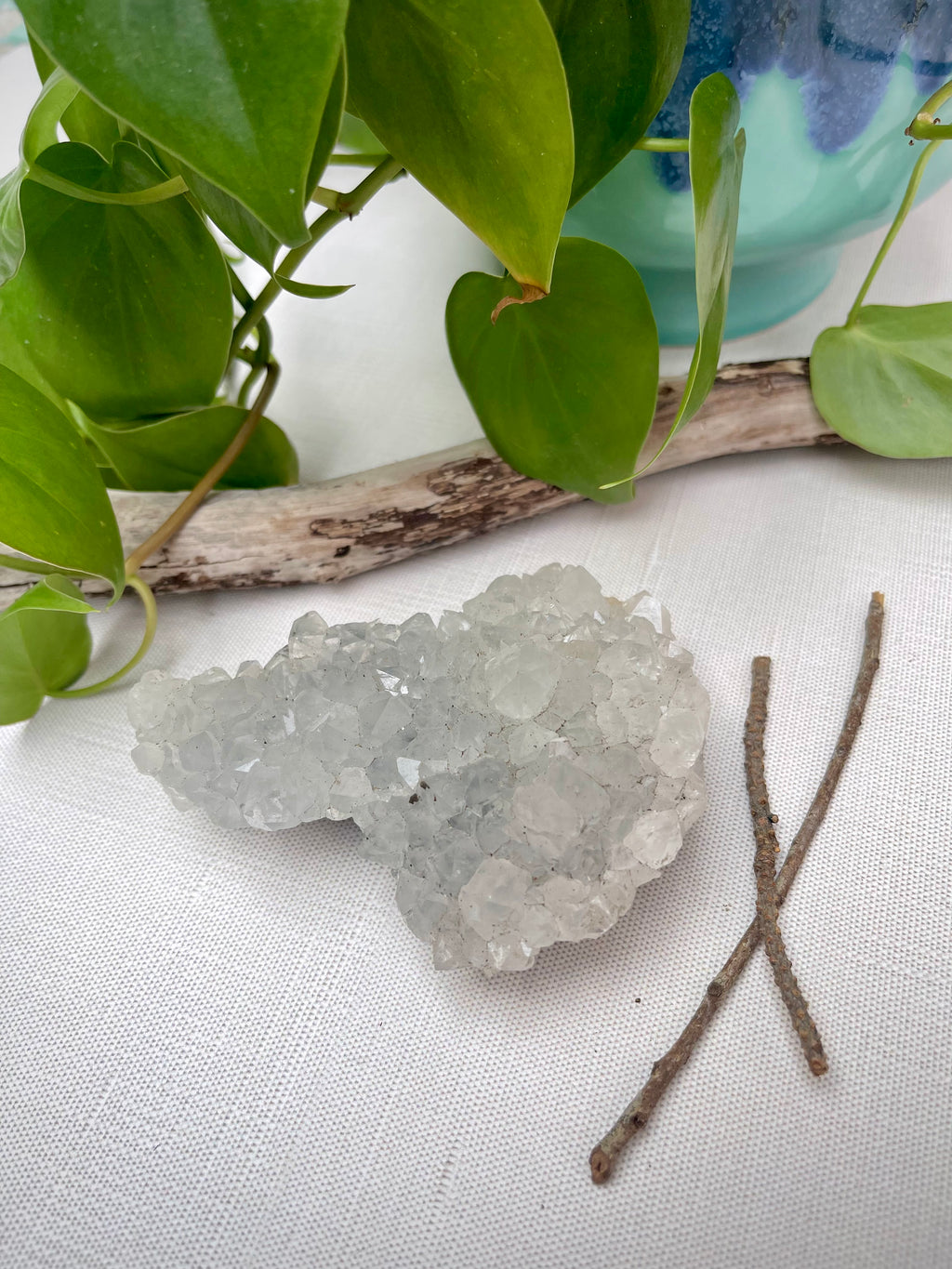 ~Chalcedony/Apophylite Crystal~ Large
