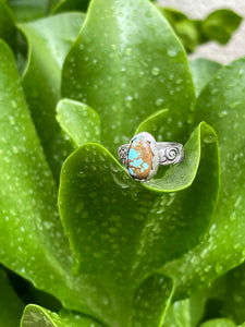 ~ Number 8 Mine Turquoise Ring ~ Size 4.75