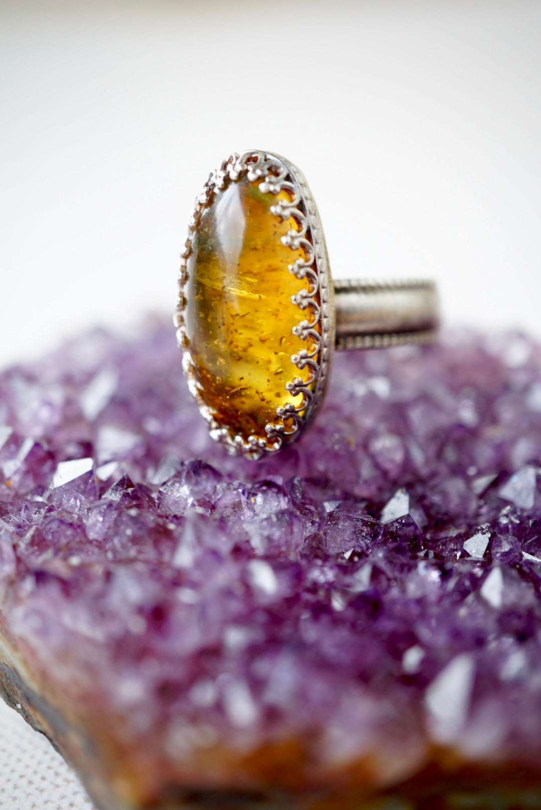 ~Amber Ring~ {Size 8.5}