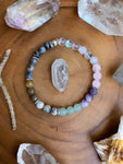 ~ Labradorite, Tigers Eye, Lace Agate, Aventurine, Amethyst, Rose Quartz and Montanah Agate Bracelet~