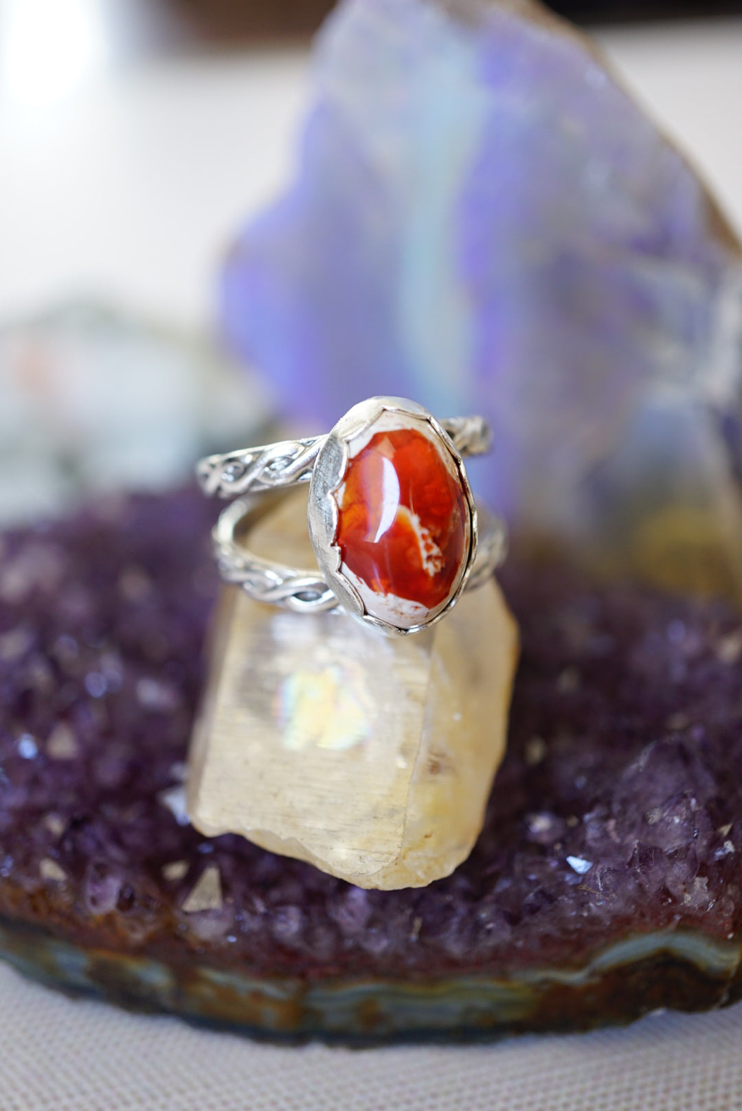 ~Mēxican Cantëra Opal Ring~ {Size 9}