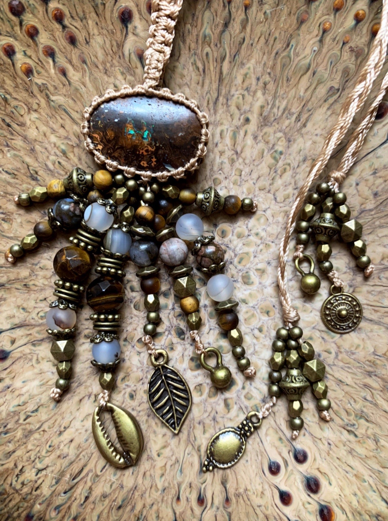 •• Natüre Heåler •• Boulder Opal Enchanted Amulet (Multi-wear Style)