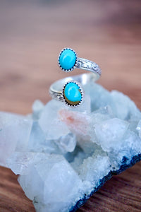 ~Fully Adjustable Manassa Turquoise Ring~