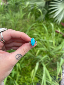 ~ Blue Ridge Turquoise Ring ~ Size 4
