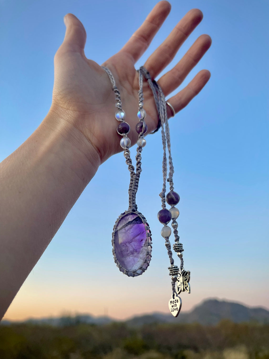 ~Petünia~ Amethyst Enchanted Amulet