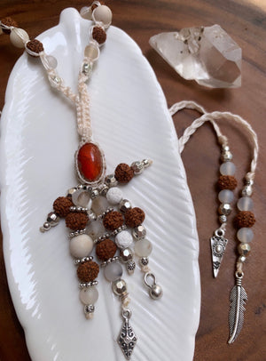 •• SünFirē •• Mexîcan Cantera Opal Enchanted Amulet (Multi-Style & Adjustable Wear)